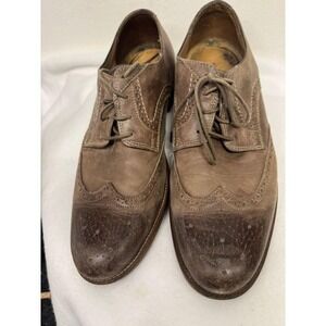 Bostonian Men's Two-Toned Brown Leather Wingtip Dress Oxford Shoes SZ 13 M